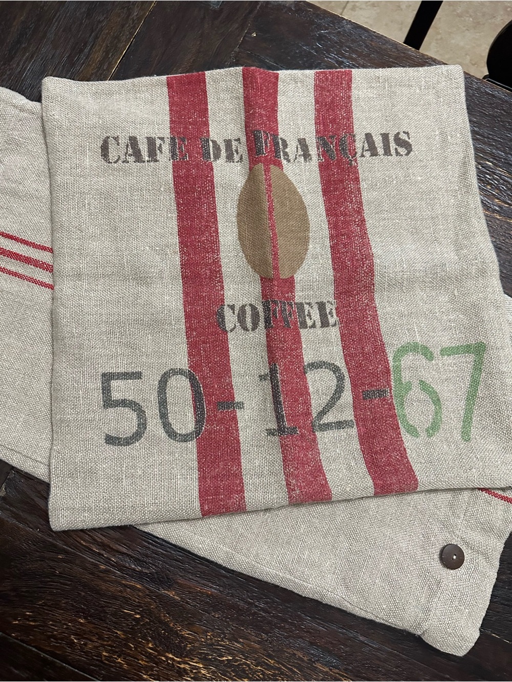 Vintage Pottery Barn Pillow Covers Linen Hemp 20 x 20”& 16 x 26” EUC Set Of 2